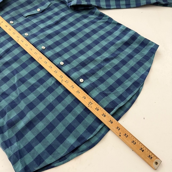 UNTUCKit Vigouroux Double Pocket Button Up Flannel Shirt Mens XL Slim Fit Cotton - Picture 7 of 8